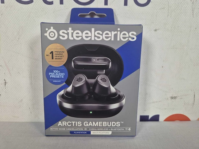 Steelseries arctis gamebuds - zwart - draadloze gamingoordopjes - 2,4-ghz en bluetooth 5.3 - afbeelding 2 van  2