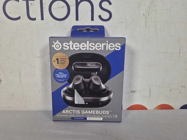 Steelseries arctis gamebuds - zwart - draadloze gamingoordopjes - afbeelding 2 van  2