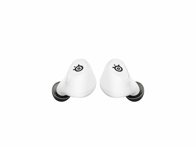 Steelseries arctis gamebuds draadloze gamingoordopjes 2,4 ghz en bluetooth 5.3 ip55 wit - afbeelding 3 van  4