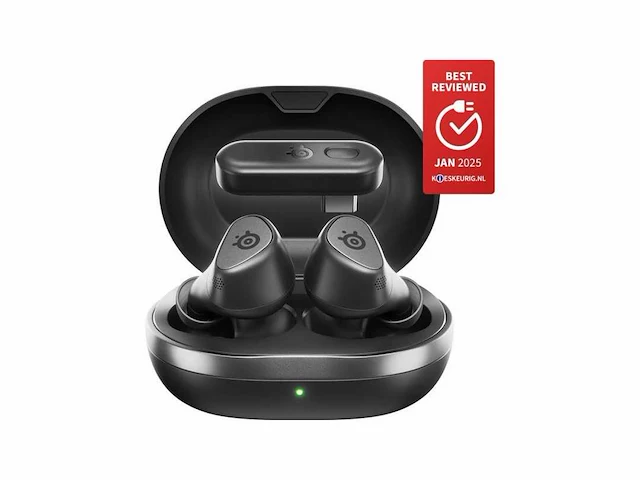 Steelseries arctis gamebuds headset draadloos in-ear gamen bluetooth zwart - afbeelding 1 van  2