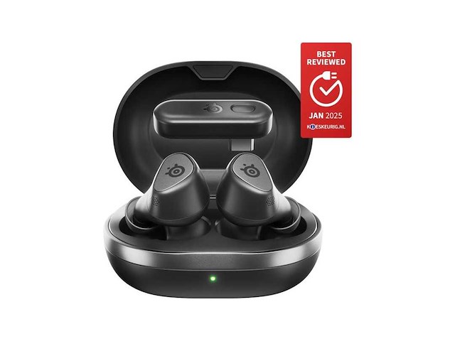 Steelseries arctis gamebuds headset draadloos in-ear gamen bluetooth zwart - afbeelding 1 van  2