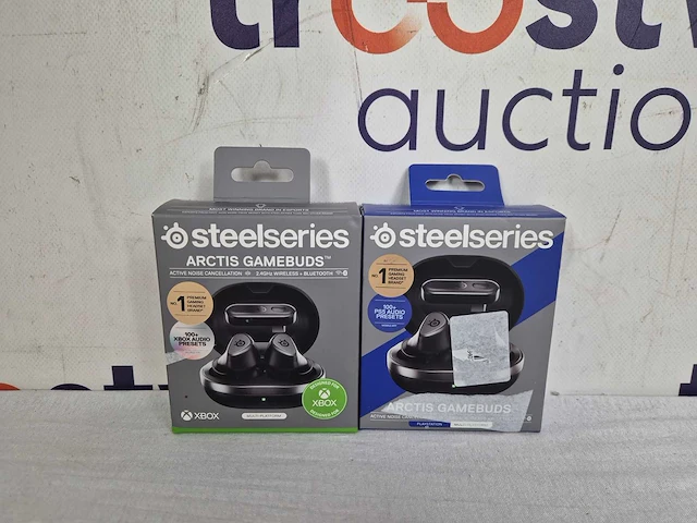 Steelseries arctis gamebuds voor xbox en platstation (zwart) - afbeelding 2 van  2