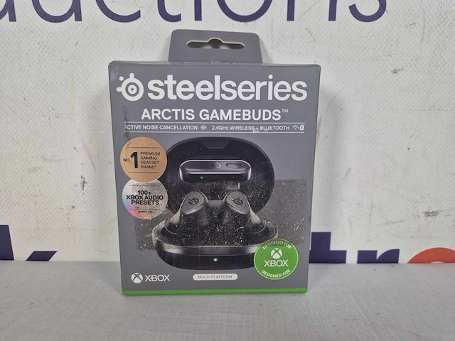 Steelseries arctis gamebuds x - zwart - draadloze gamingoordopjes - afbeelding 2 van  2