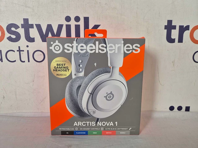 Steelseries arctis nova 1 - gaming headset - wit - ps4/ps5, pc, xbox & nintendo switch - afbeelding 2 van  2