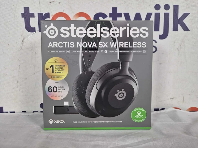 Steelseries arctis nova 5x wireless - draadloze gaming headset - afbeelding 2 van  2