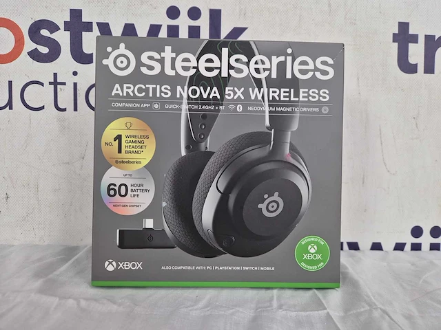 Steelseries arctis nova 5x wireless - draadloze gaming headset - afbeelding 2 van  2