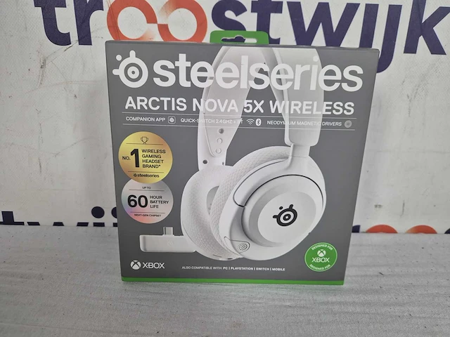 Steelseries arctis nova 5x wireless - wit - afbeelding 2 van  2