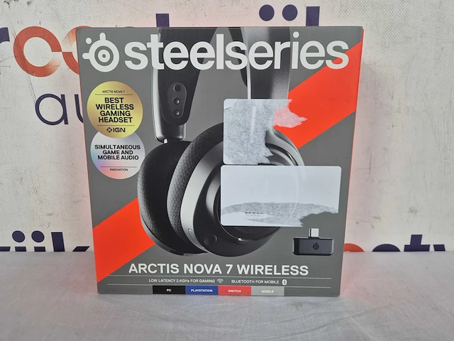 Steelseries arctis nova 7 - draadloze gaming headset - ps4/ps5, pc & nintendo switch - zwart - afbeelding 2 van  2