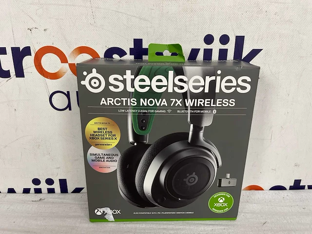 Steelseries arctis nova 7x draadloze gaming headset - zwart - 38 uur accuduur - 2.4-ghz en bluetooth - afbeelding 2 van  2