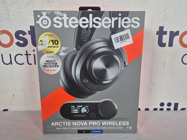 Steelseries arctis nova pro wireless - draadloze gaming headset - zwart - pc, ps5/ps4 & switch - afbeelding 2 van  2