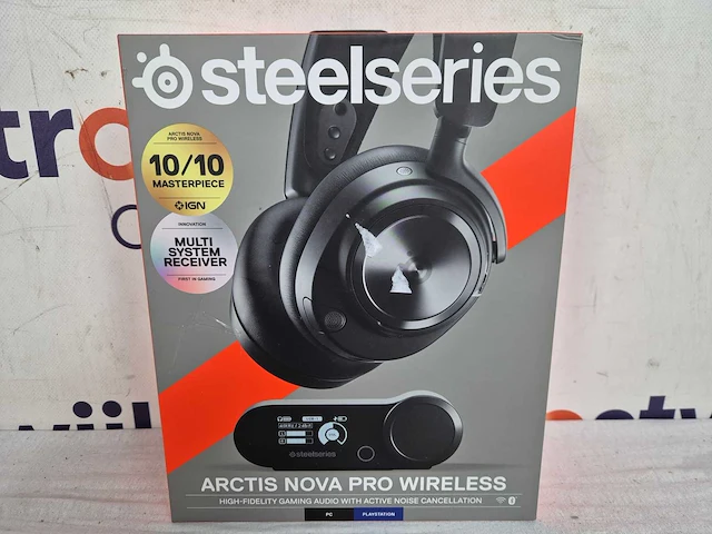 Steelseries arctis nova pro wireless - draadloze gaming headset - zwart - afbeelding 2 van  2