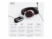 Steelseries arctis pro gaming koptelefoon - zwart - afbeelding 1 van  5