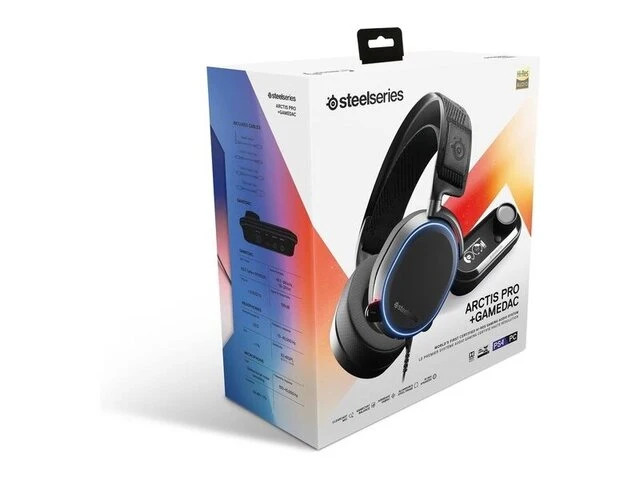 Steelseries arctis pro gaming koptelefoon - zwart - afbeelding 2 van  5