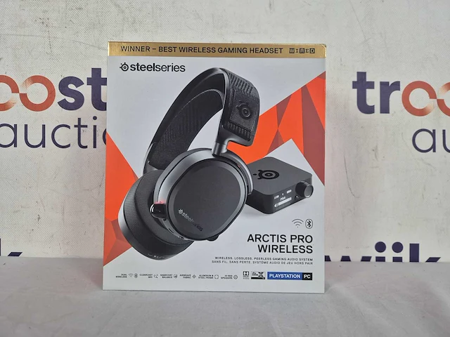 Steelseries arctis pro wireless - draadloze gaming headset - pc & ps5 - afbeelding 2 van  2