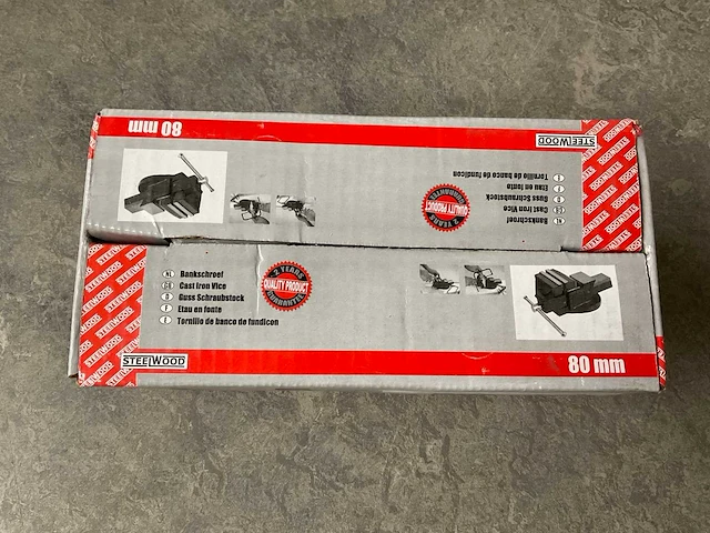 Steelwood - bankschroef - 80 mm (4x) - afbeelding 4 van  6