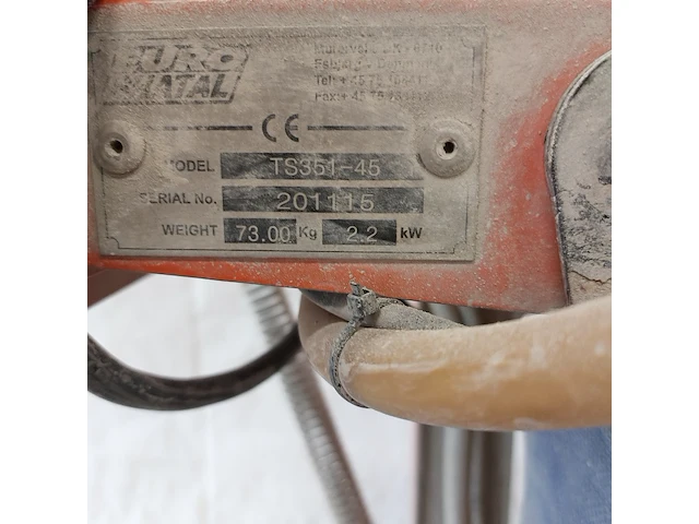 Steen-tafelzaagmachine - 600mm - 230v euro shatal, ts351-45, bouwjaar 2019 - afbeelding 3 van  11