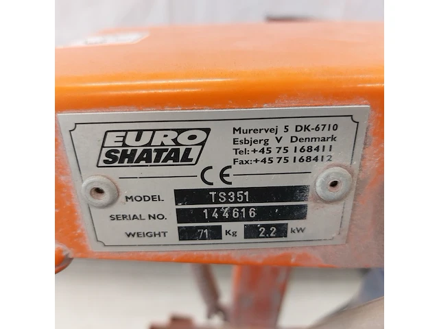 Steen-tafelzaagmachine - 600mm - 230v euro shatal, ts351, bouwjaar 2012 - afbeelding 3 van  11