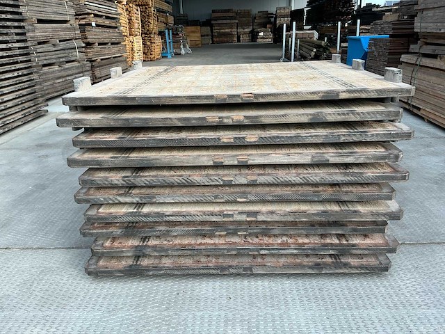 Steenschotten 100 st. - 145x145x4cm ultra hard plywood - afbeelding 11 van  12