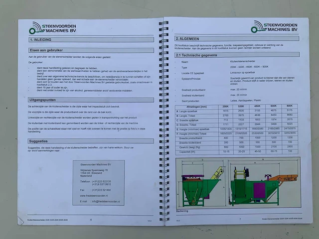 Steenvoorden 320k kluiten- en stenenscheider - afbeelding 11 van  20