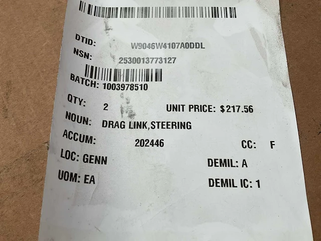 Steering drag link (2x) - afbeelding 4 van  5