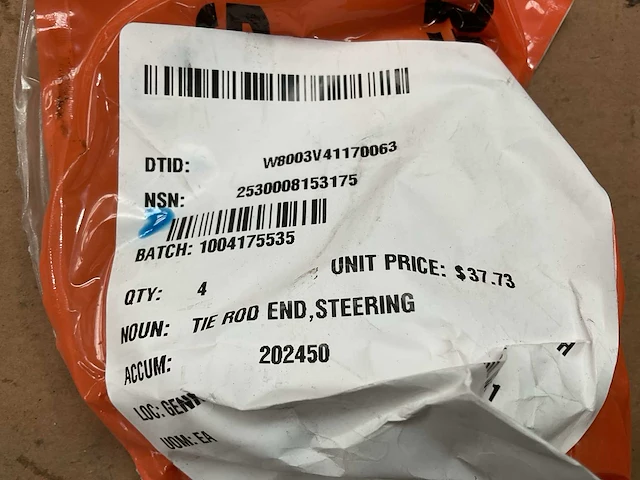 Steering tie rod end (4x) - afbeelding 6 van  6