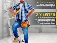 Steiger - multifuncitionele ladder - ladderrek - werkblad - werkplatform - 4 in 1 - afbeelding 2 van  13