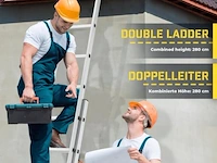 Steiger - multifuncitionele ladder - ladderrek - werkblad - werkplatform - 4 in 1 - afbeelding 3 van  13