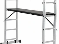 Steiger - multifuncitionele ladder - ladderrek - werkblad - werkplatform - 4 in 1 - afbeelding 5 van  13