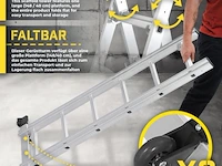 Steiger - multifuncitionele ladder - ladderrek - werkblad - werkplatform - 4 in 1 - afbeelding 7 van  13