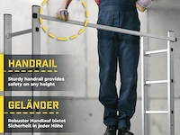 Steiger - multifuncitionele ladder - ladderrek - werkblad - werkplatform - 4 in 1 - afbeelding 11 van  13