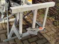 Steigerdeel / loopplank met leuningen layher, grijs / chroom - afbeelding 7 van  14