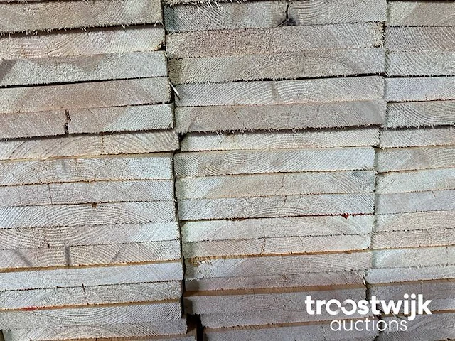 Steigerhout plank ruw 398x20x2.2 cm - afbeelding 3 van  8