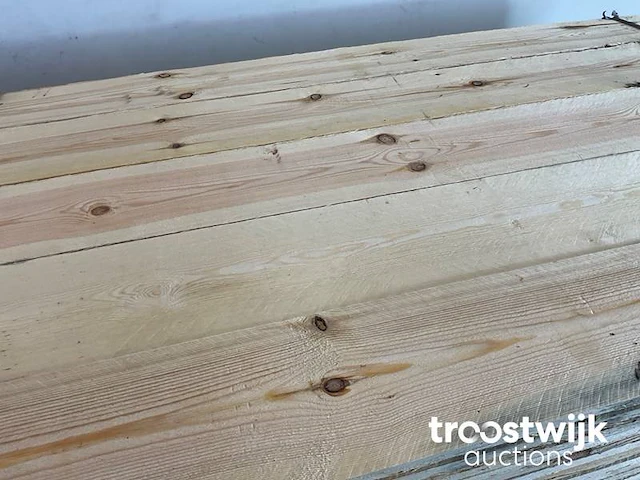 Steigerhout plank ruw 398x20x2.2 cm - afbeelding 5 van  8
