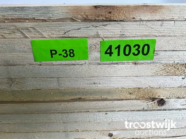 Steigerhout plank ruw 398x20x2.2 cm - afbeelding 8 van  8