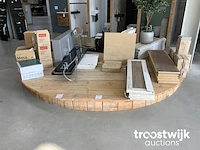 Steigerhout plateau “ø 320 cm” - afbeelding 1 van  4