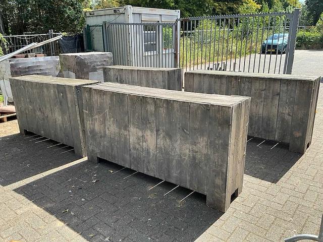 Steigerhouten buffetmeubels (4x) - afbeelding 1 van  7