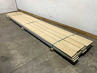 Steigerhouten plank vintage geborsteld 500x19,5x2,8 cm (18x) - afbeelding 1 van  7