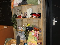 Steigerhouten schappenkast afm. 104 x 29 x200 cm. - afbeelding 2 van  2