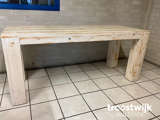 Steigerhouten tafel - afbeelding 3 van  4