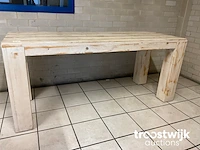 Steigerhouten tafel - afbeelding 3 van  4