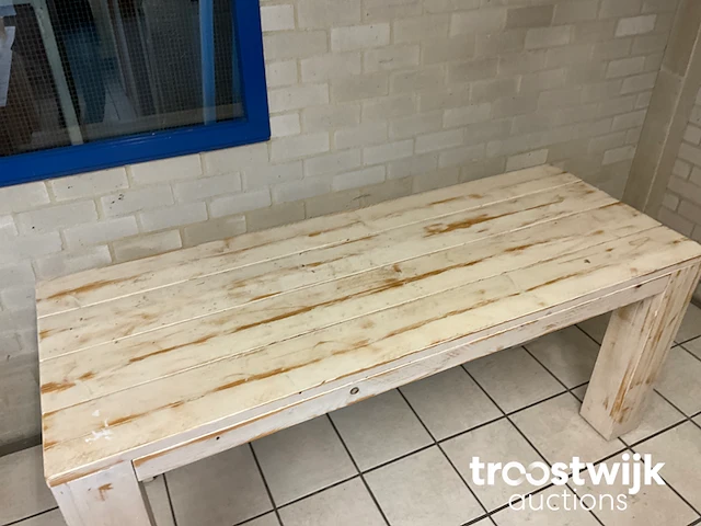 Steigerhouten tafel - afbeelding 4 van  4