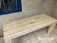 Steigerhouten tafel - afbeelding 4 van  4