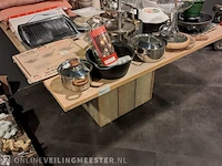 Steigerhouten tafel - afbeelding 2 van  6