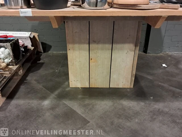 Steigerhouten tafel - afbeelding 3 van  6