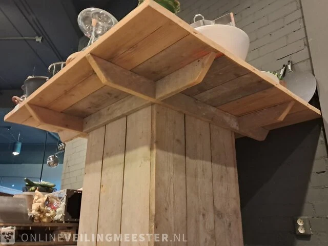 Steigerhouten tafel - afbeelding 4 van  6
