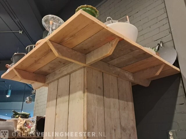 Steigerhouten tafel - afbeelding 5 van  6