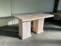 Steigerhouten terrastafel - afbeelding 1 van  4