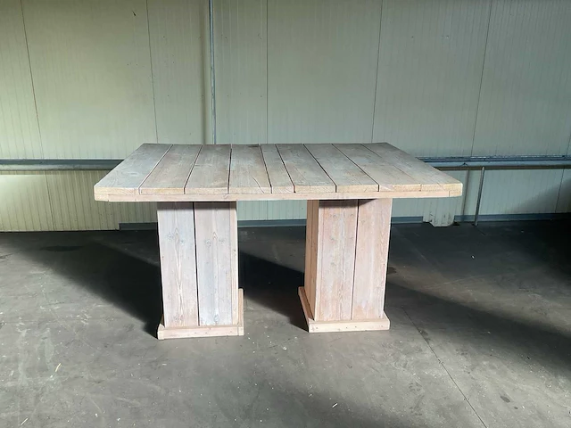 Steigerhouten terrastafel - afbeelding 2 van  4