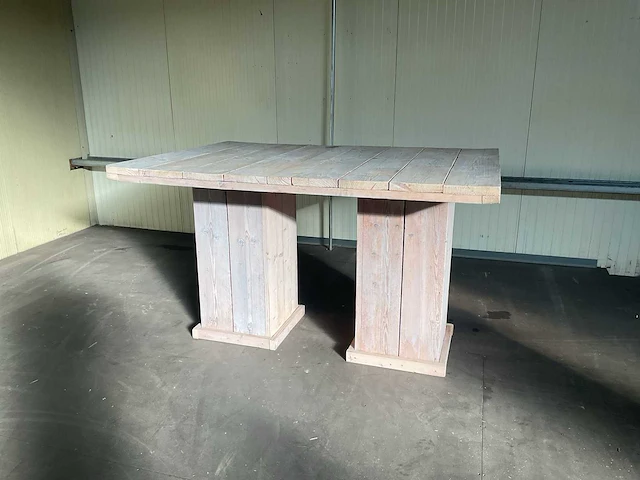 Steigerhouten terrastafel - afbeelding 3 van  4