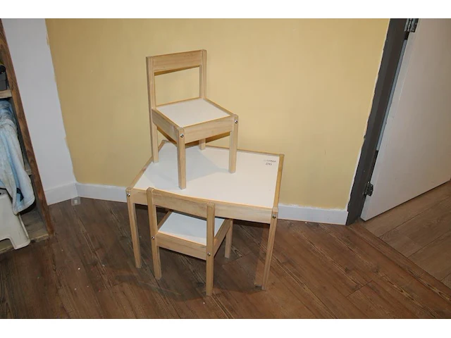 Steigerhouten wandkast 105 x 30 x 198 cm. let op! exclusief inhoud en ophalen na 13.00 uur. - afbeelding 1 van  2